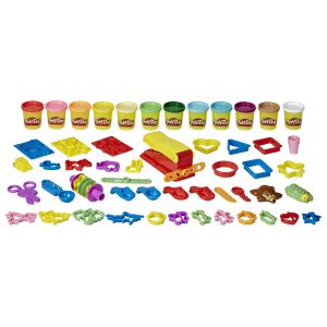 Play-Doh Ultimate Fun Factory, Great First Play-Doh Set Multipack Set for Kids, 47 Tools, 12 Non-Toxic Colors, Back to School Gifts & Classroom Supplies, Ages 3+ (Amazon Exclusive)