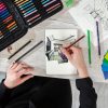 Zenacolor 74 Pack Drawing Kit with Drawing Pencils - Drawing Set for Sketching, Pro Sketch Art Supplies with Sketch Book, Colored, Graphite, Charcoal, Watercolor & Metallic Pencil for Adults and Kids