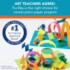 Tru-Ray Construction Paper, 10 Vibrant Colors, 9" x 12", 50 Sheets