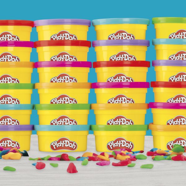 Play-Doh Party Favor Pack, Bulk 24 Pack of Modeling Compound with Cutters, Classroom Supplies for Arts & Crafts, Back to School Gifts & Prize Toys for Kids, Ages 3+ (Amazon Exclusive)