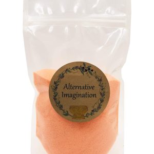 Orange Sand - Fine Sand for Zen Garden, Resin Incense Burner, Smudge Bowl, Ritual Incense, Cast Iron Cauldron, Unity Ceremony, Sensory Bin Table, Mandalas, Crafts by Alternative Imagination (1 Pound)
