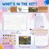 Ledgebay Paint by Numbers Kit for Adults: Beginner to Advanced Number Painting Kit - Fun DIY Arts & Crafts | Color by Numbers for Adults - Kits Include - (Mountain Paradise 16" x 20" Unframed)
