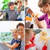 CiyvoLyeen Puppy Craft Kit Kids DIY Crafting and Sewing Set Dog Stuffed Animal Felt Plushie for Girls and Boys Educational Beginners Sewing Set Sewing Kits for Kids Age 8 9 10 11 12