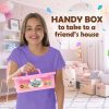 Original Stationery Mini Ice Cream Slime Kit for Girls Ages 7-12 - Small Multicolor Ice Cream Slime Maker Kit with Sprinkles (Strawberry Scented)