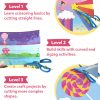 Skillmatics Scissor Skills Activity Book - Snip Snip, 25 Fun Cutting & Creative Activities for Preschoolers, 2 Child-Safe Scissors, Fine Motor Skills Craft Kit, Gifts for Kids Ages 3, 4, 5, 6, 7