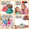 Original Stationery Slime Kit for Girls - 31-Piece Multicolor Ice Cream, Cherry Scent - DIY Ice Cream Slime Making Kit & Arts and Crafts for Kids Ages 8-12 - Birthday Gifts for Girls