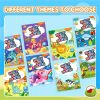 YPLUS Paint with Water Books for Toddlers, Art Craft Toys Watercolor Painting Paper for Kids Gift for Drawing with Brush - Animals