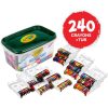 Crayola Crayon Tub (240ct), Bulk Crayon Set for Toddlers, Kindergarten Classroom Must Haves for Teachers, Back to School Art Supplies, 3+ [Amazon Exclusive]