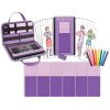 Fashion Plates Classic – Girls Fashion, Mix-and-Match Drawing Kit, Arts and Crafts, Coloring, Art Supplies, Craft Supplies, Stencils, Crayons Included, Create Your Own Fashion Designs, Ages 6+