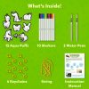 Skillmatics 3D Art Kit - Aqua Puffs Animals, Mess-Free Paint by Number Craft for Kids, DIY Color & Inflate Activity, Travel & Creative Gift for Girls & Boys Ages 4, 5, 6, 7, 8, 9, 10