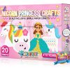 Craftikit® 20 Award-Winning Princess & Unicorn Crafts for Kids Ages 3-10 Years, All-Inclusive Toddler Arts and Craft Kits for Kids, Fun Toddler Craft Box for Girls in Preschool