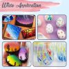 Kids Tempera Paint Set | Value Pack Includes 40 Washable Non-Toxic Colorful Paints (2oz bottles) & 15 Brushes | Metallic, Neon, Glow In The Dark, Glitter Paints | Paint For Arts & Crafts, Fun Projects