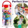 FUNZBO Arts and Crafts Supplies for Kids - Craft Kit with Glitter Glue Stick, Pipe Cleaners Pom Poms Craft & Craft Tools, DIY School Supplies Kit, Girls Toys, Birathday Gifts for Girls Boys Age 4+