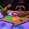 Spirograph Neon Drawing Set – Drawing Kit, Arts and Crafts, Kids Toys, Art Supplies, Spiral Art, Kids Drawing Kit, Neon Markers, Design Sheet Included, Screen-Free Kids Activities, Ages 8+