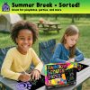 PURPLE LADYBUG Rainbow Scratch Art Paper, 79 PCS Creative Drawing Paper & Stencils - Arts and Crafts for Ages 4-12, Kids Craft Activity Set for Summer, Wedding, Travel, Birthday Party Games, Camping