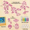 Imagimake Window Art Unicorn | Stained Glass Kit | Unicorn Girls Toys Age 6-8 | 6 Year Old Girl Birthday Gift | Art and Crafts for Girls 8-12 | DIY Suncatcher Kit for 5,6,7,8,9,10,11,12 Year Old Kids