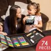 Zenacolor 74 Pack Drawing Kit with Drawing Pencils - Drawing Set for Sketching, Pro Sketch Art Supplies with Sketch Book, Colored, Graphite, Charcoal, Watercolor & Metallic Pencil for Adults and Kids